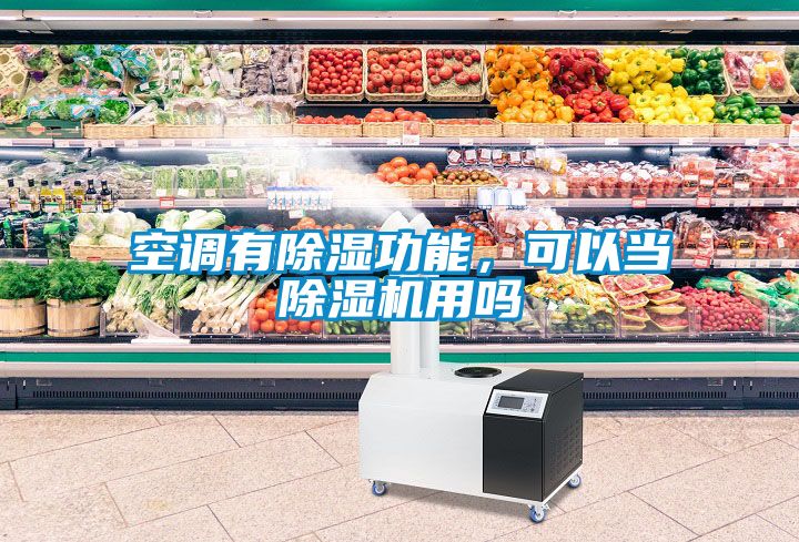 空調有除濕功能，可以當除濕機用嗎