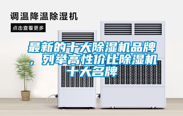 最新的十大除濕機(jī)品牌，列舉高性價(jià)比除濕機(jī)十大名牌