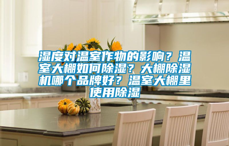 濕度對溫室作物的影響？溫室大棚如何除濕？大棚除濕機哪個品牌好？溫室大棚里使用除濕