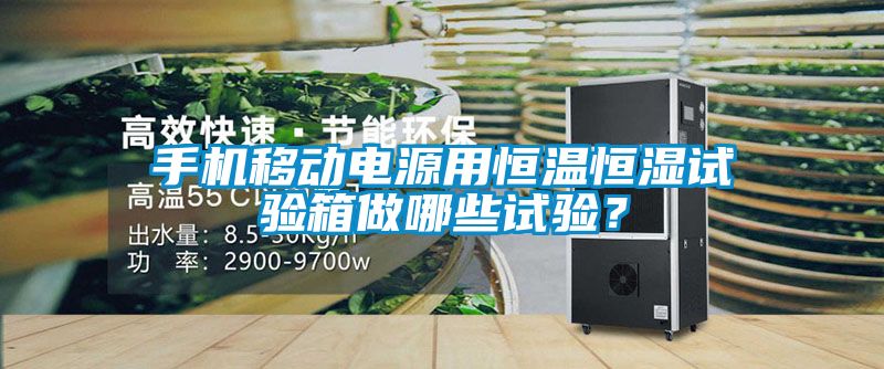 手機(jī)移動(dòng)電源用恒溫恒濕試驗(yàn)箱做哪些試驗(yàn)？